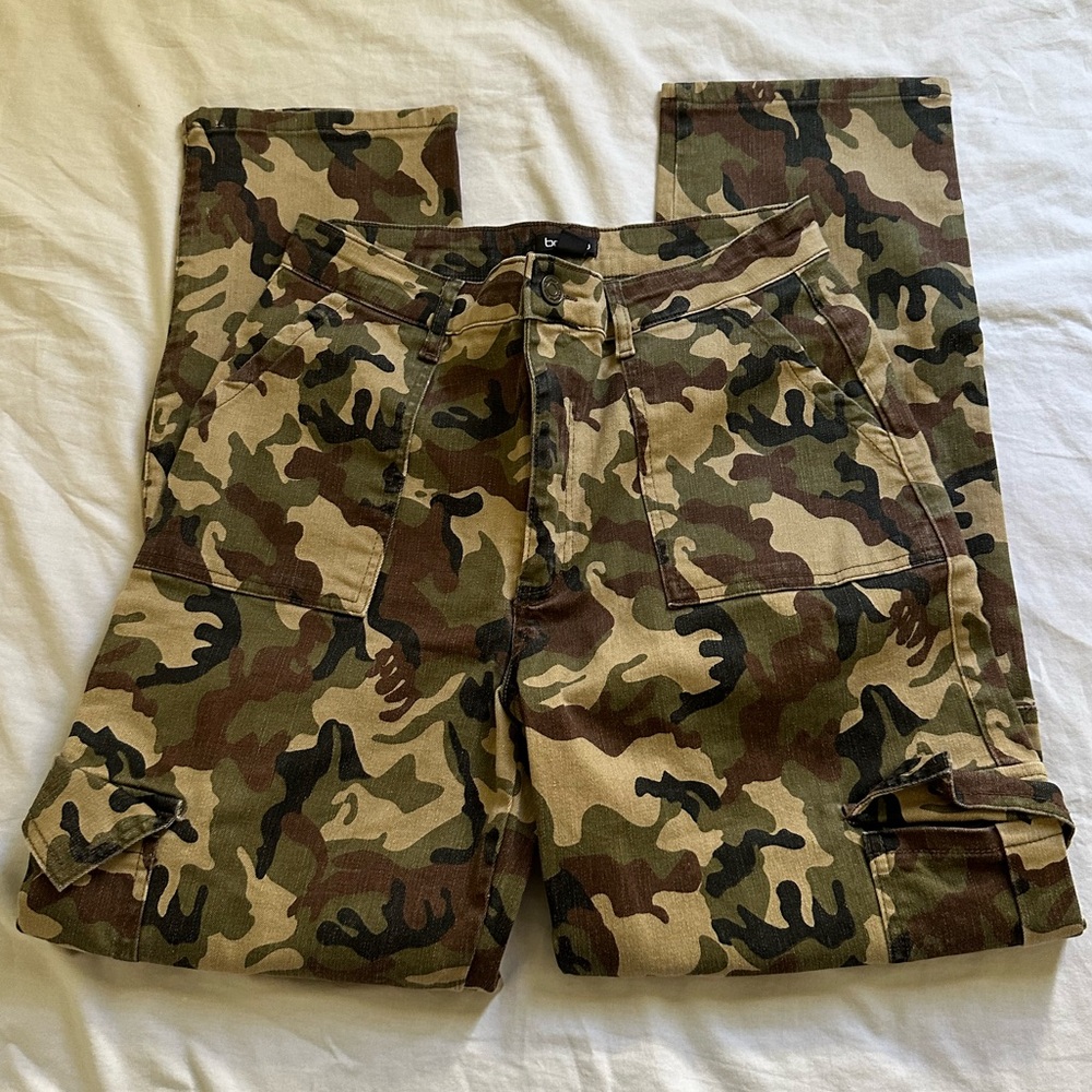 Petite loose cargo jeans